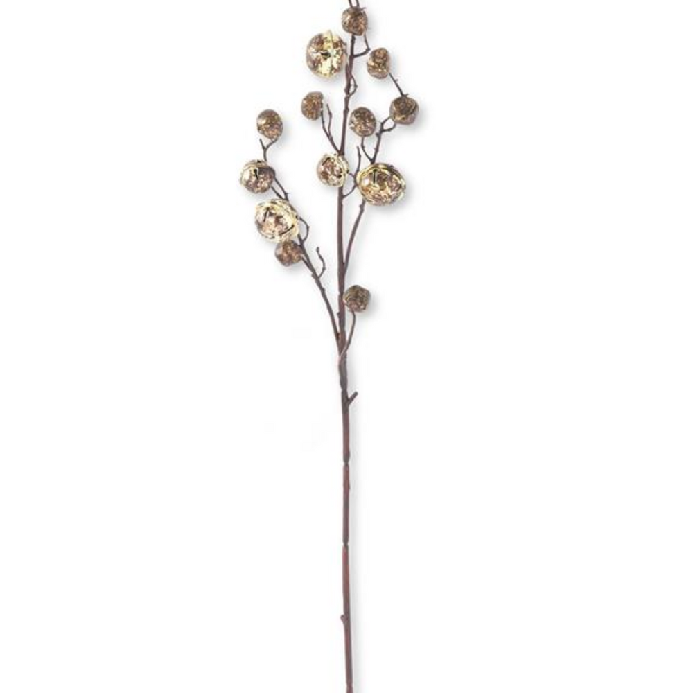 54240A-GO 30" Antique Gold Bell Branch