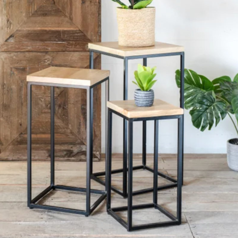 Set of 3 Mango Plants Stands