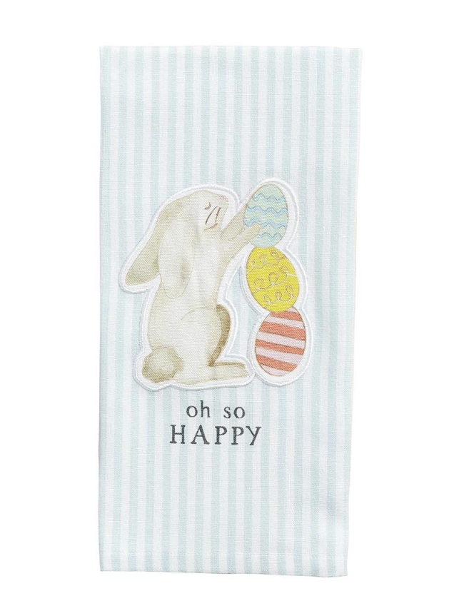 Bunny With Egg Patch Towel