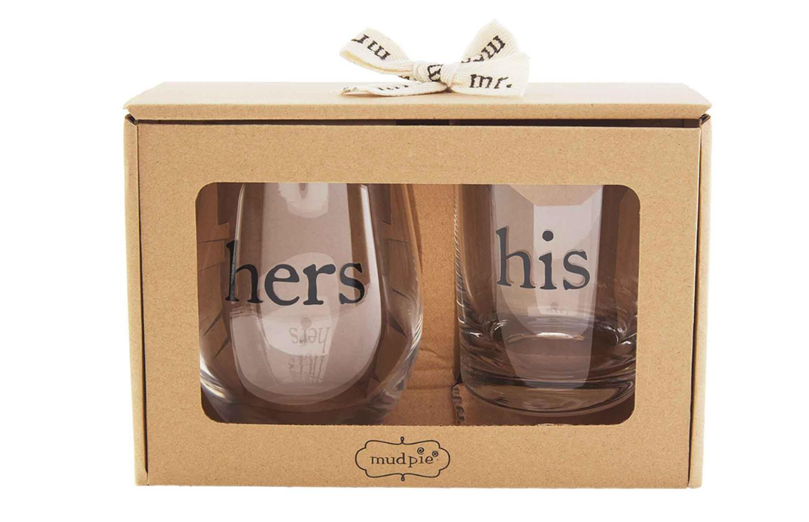 His & Hers Glass Set