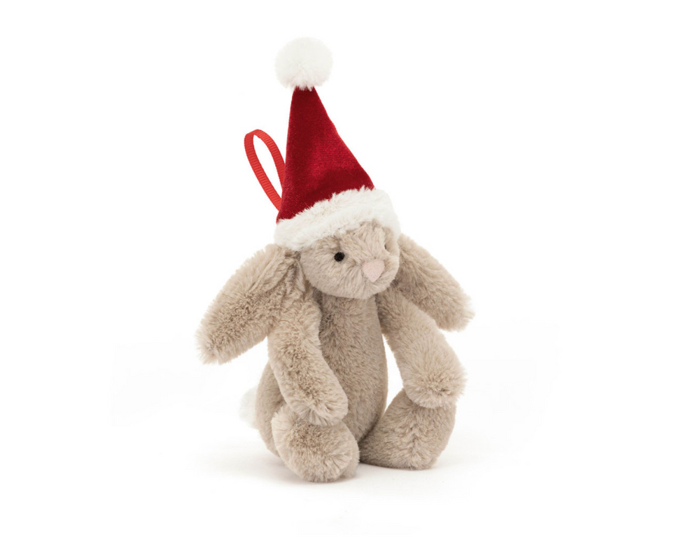 Jellycat Bashful Christmas Bunny Ornament