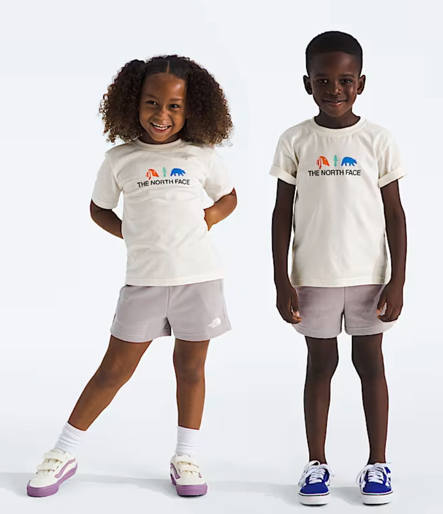 Kids' Cotton Summer Set | White Dune/Moonstone Grey