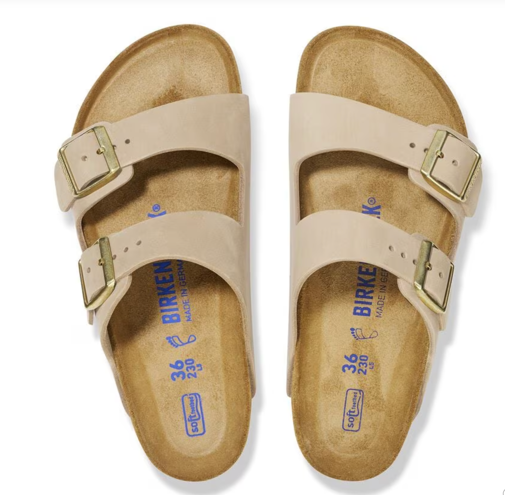 Birkenstock Arizona SFB Nubuck N | Sandcastle
