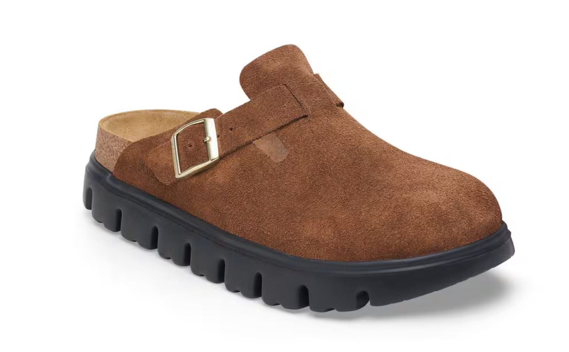 1028402 Birkenstock Boston Chunky N | Suede Dark Tea
