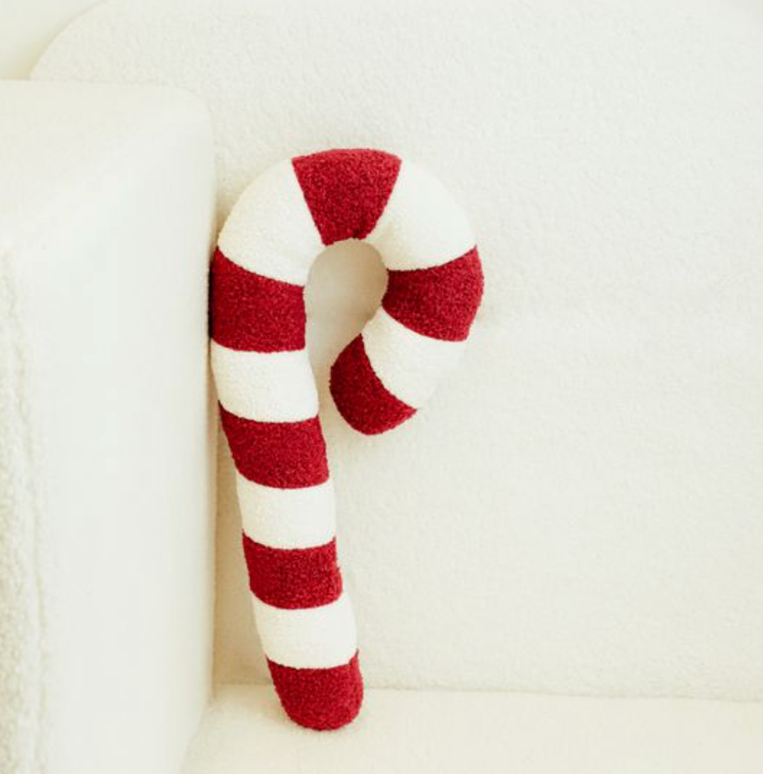 PDHE23-02 Candy Cane Pillow 22.5"