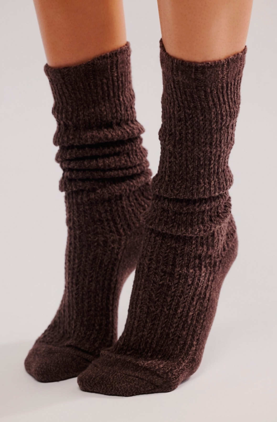 Staple Slouch Socks | Roasted Espresso
