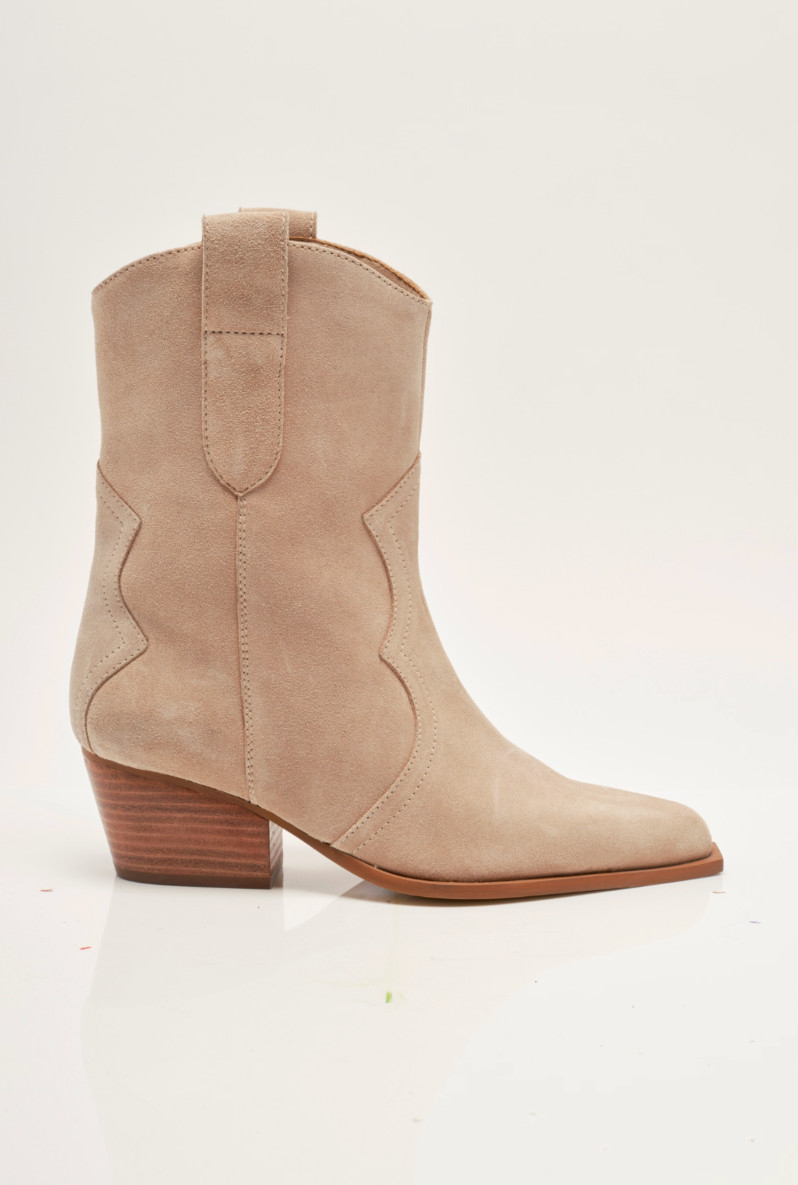 Cat Nap Cowboy Boots | Sunstone Sand Suede