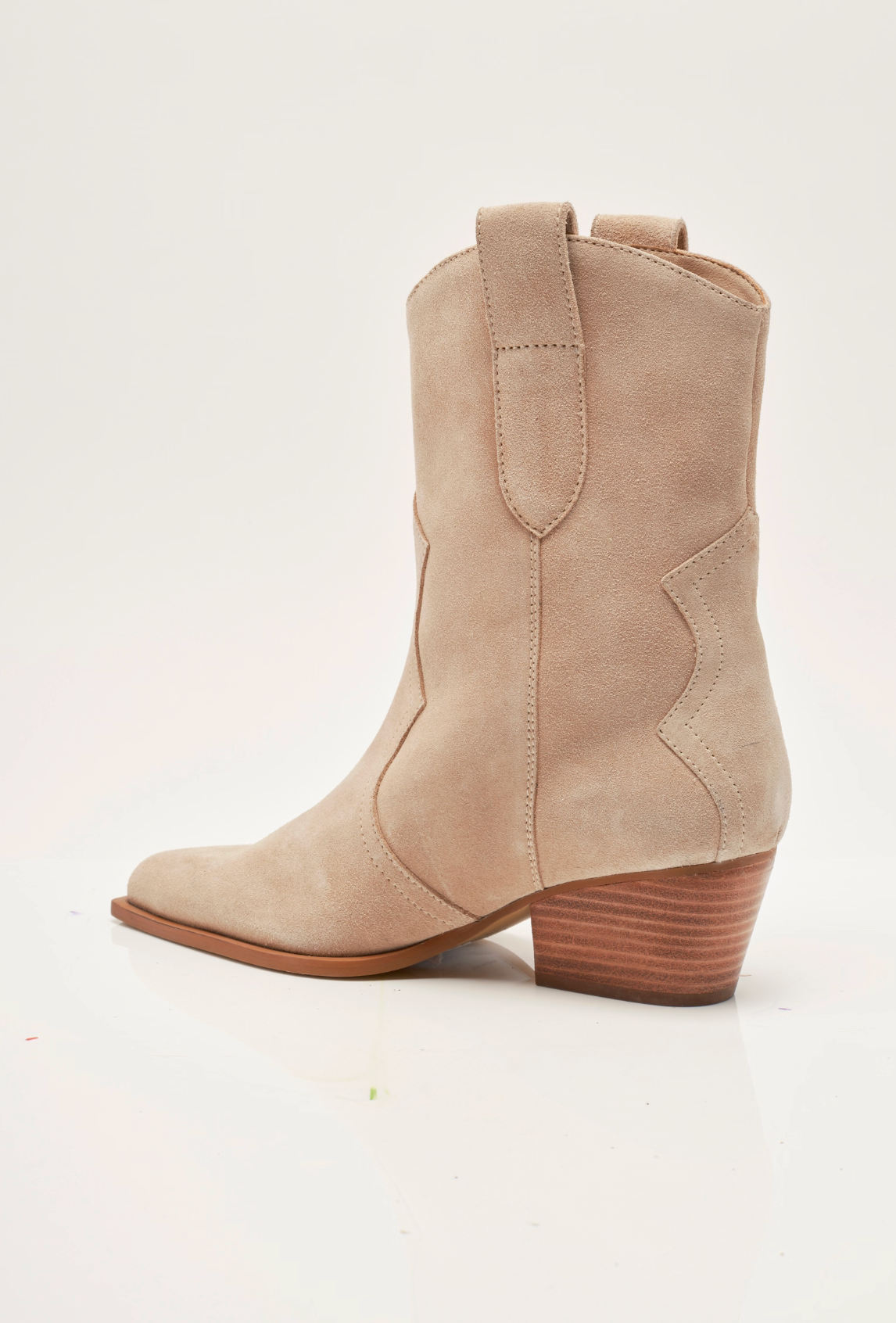 Cat Nap Cowboy Boots | Sunstone Sand Suede