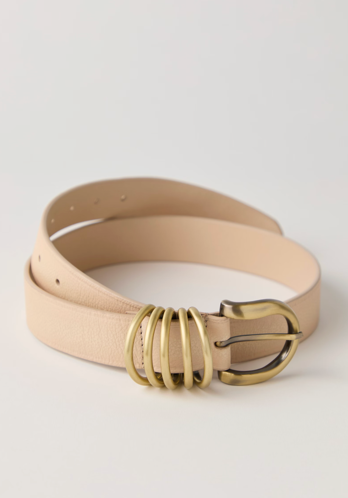 Rori Leather Belt | Cream