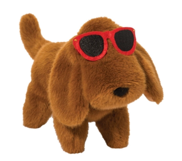 Douglas Danette Dachshund Muzzle w/ Sunglasses