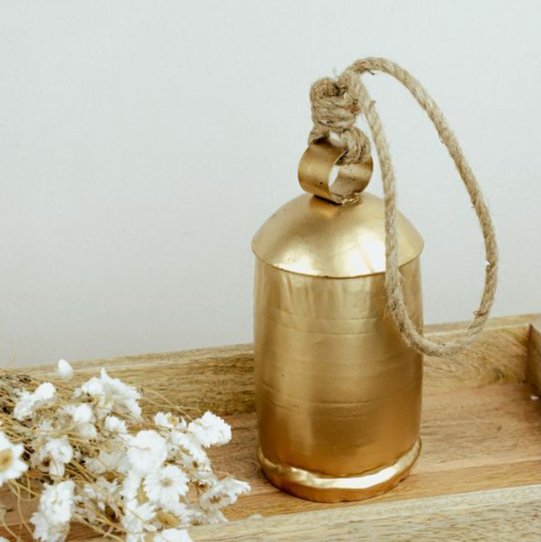 8" Gold Cowbell PDAI23-002