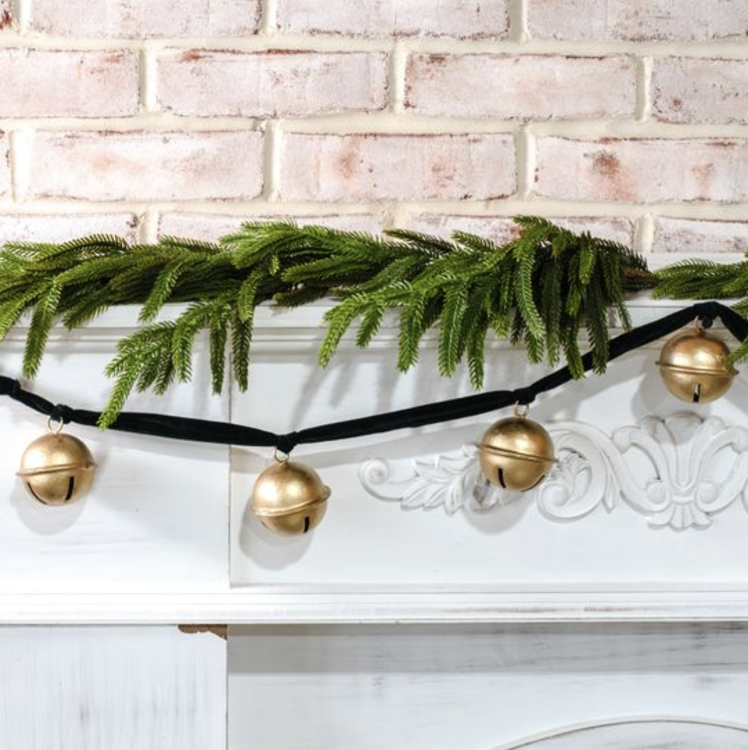 PDIV25-14IV 60" Bell Garland | Green