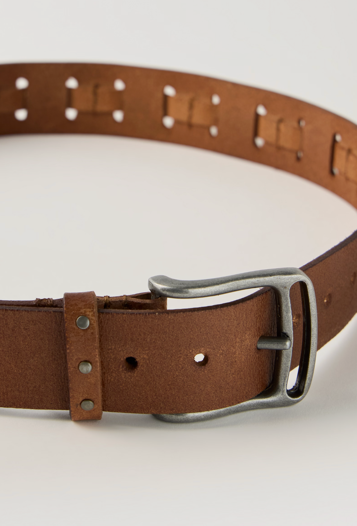 We The Free Dallas Distressed Belt | Cognac