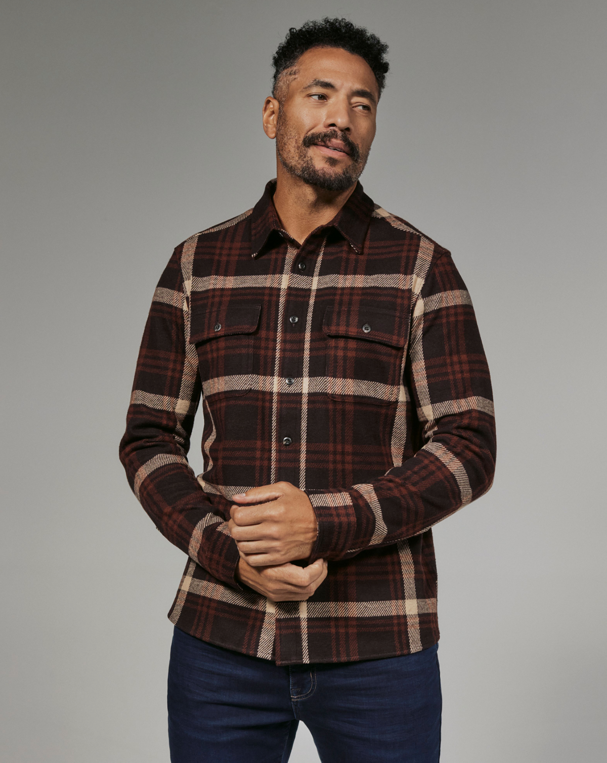 Generation Long Sleeve Shirt | Burgundy