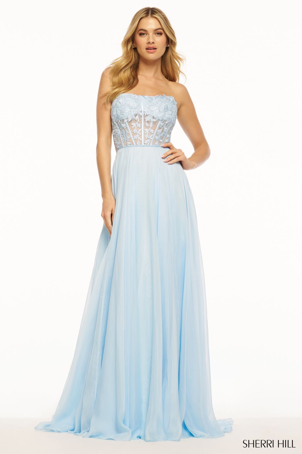 Prom Dress 56088 | Light Blue