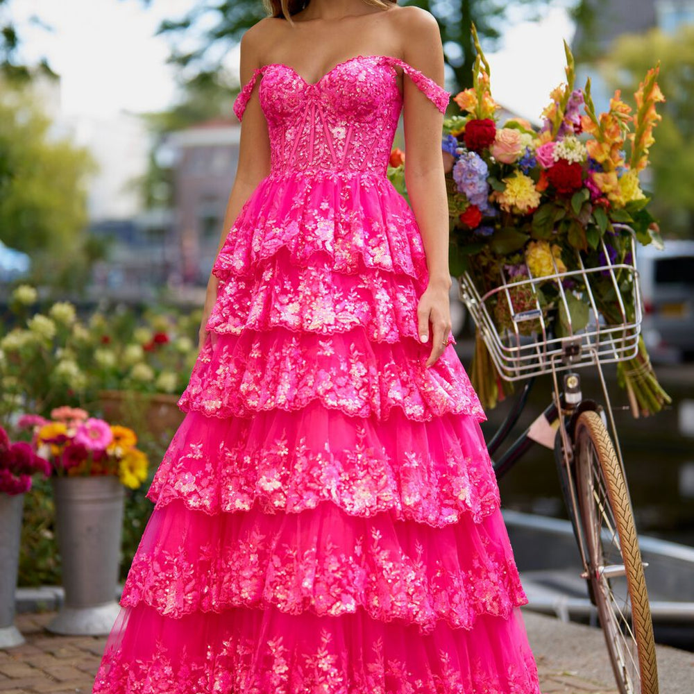 Prom Dress 56196 | Fuschia