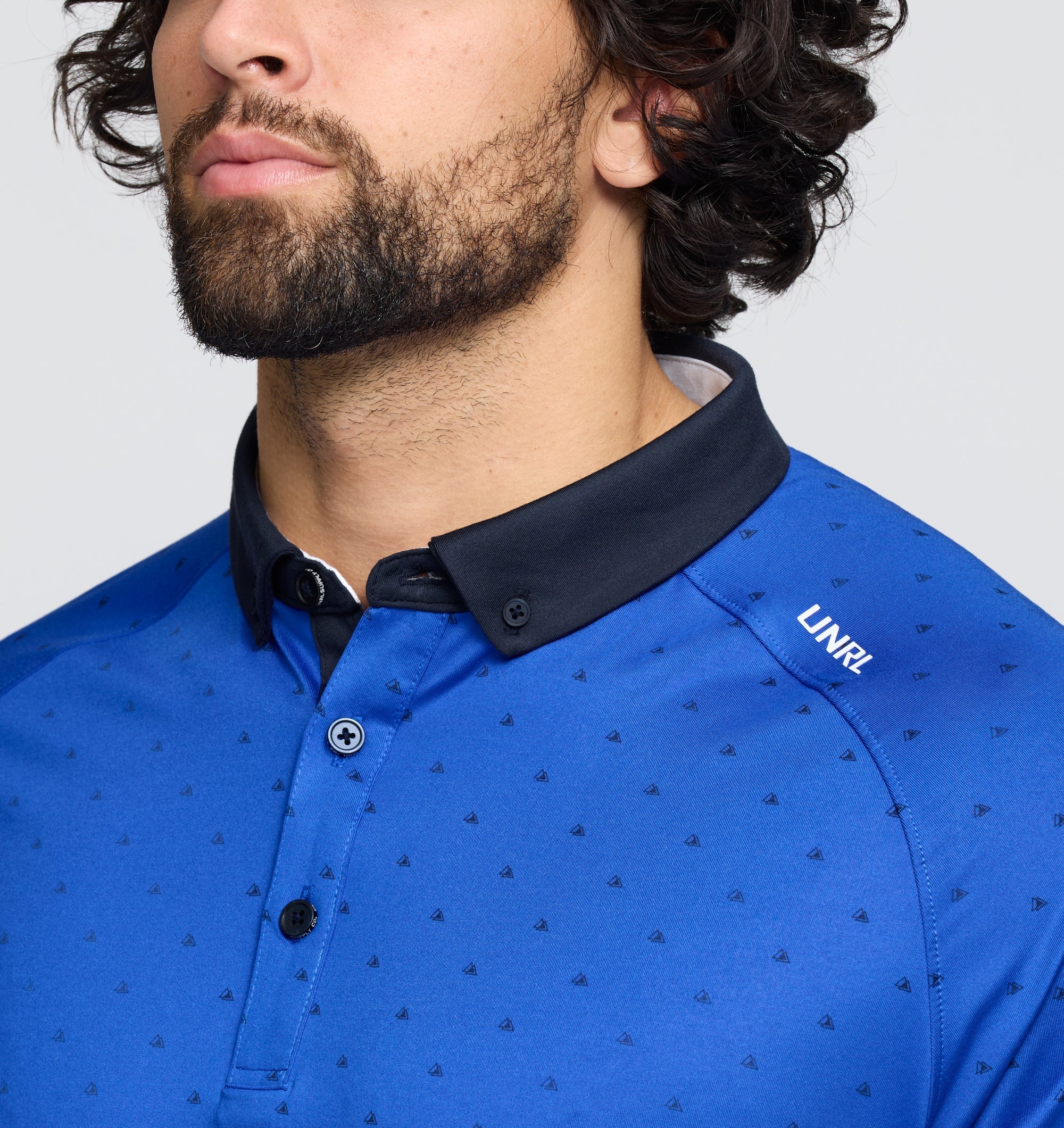 Men's UNRL Signal Polo | Imperial Blue