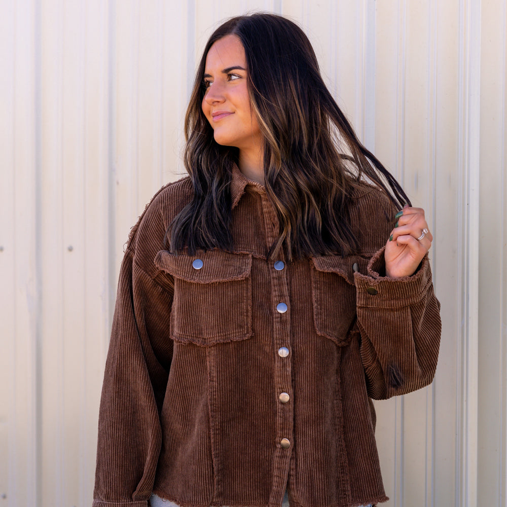 Women's Corduroy Shacket 