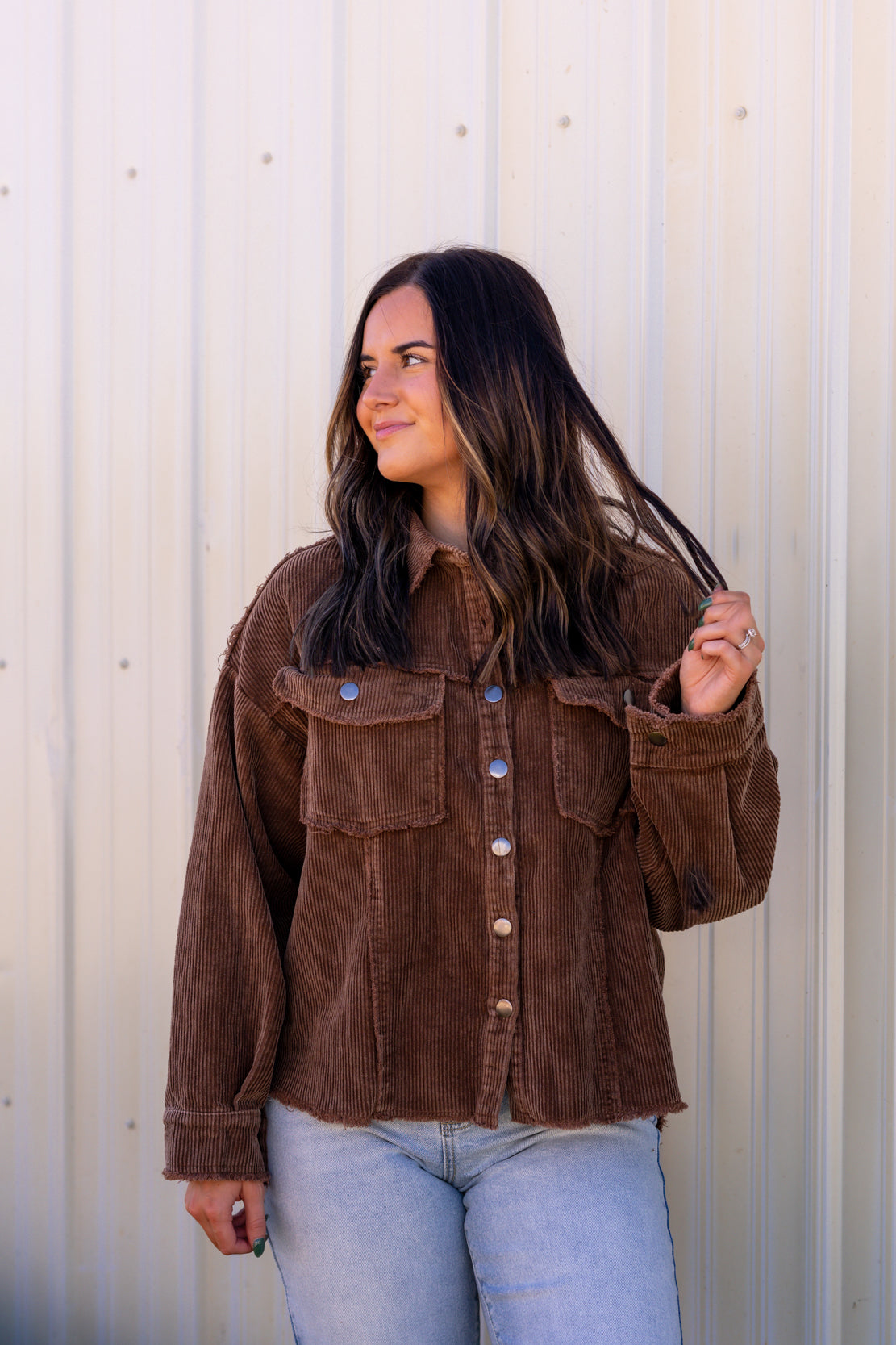 Women's Corduroy Shacket 