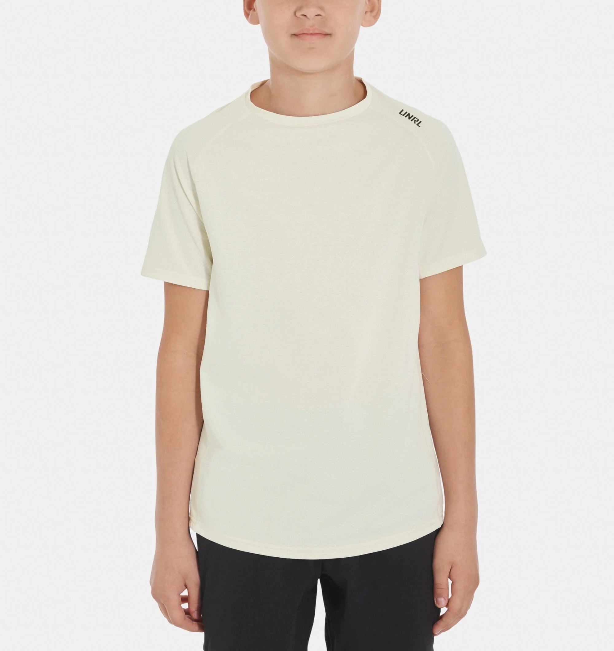 Youth UNRL Streamline Performance Tee | Coconut