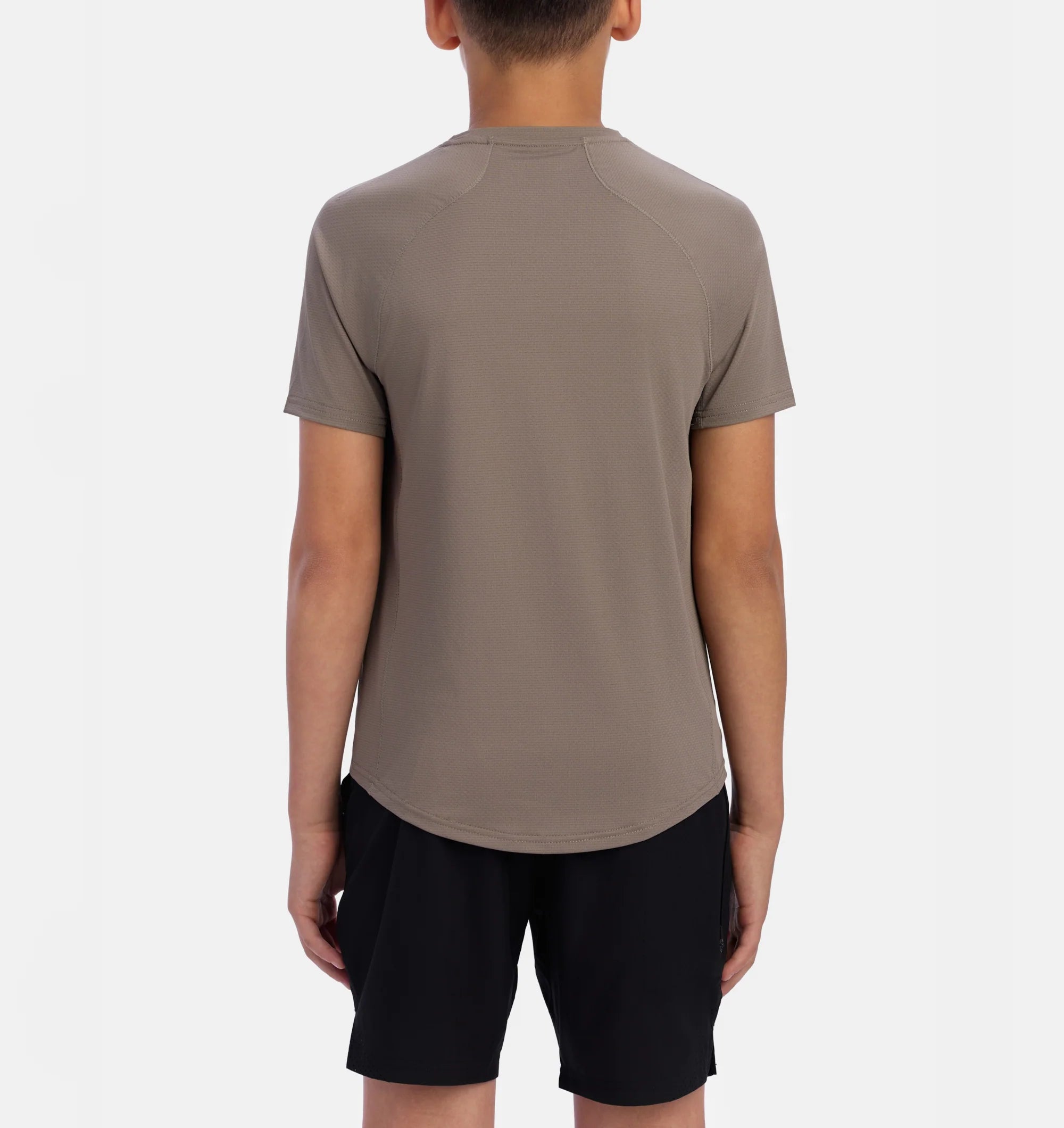 Youth UNRL Streamline Performance Tee | Taupe