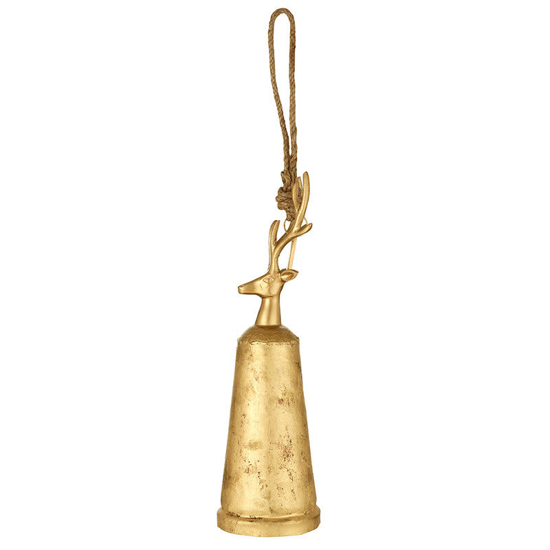 T0064 Gold Stag Bell Large 14"