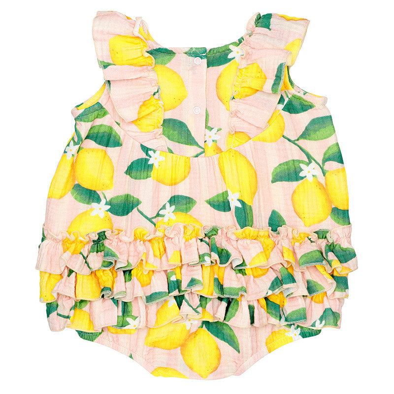 Ruffle Romper | Lemon