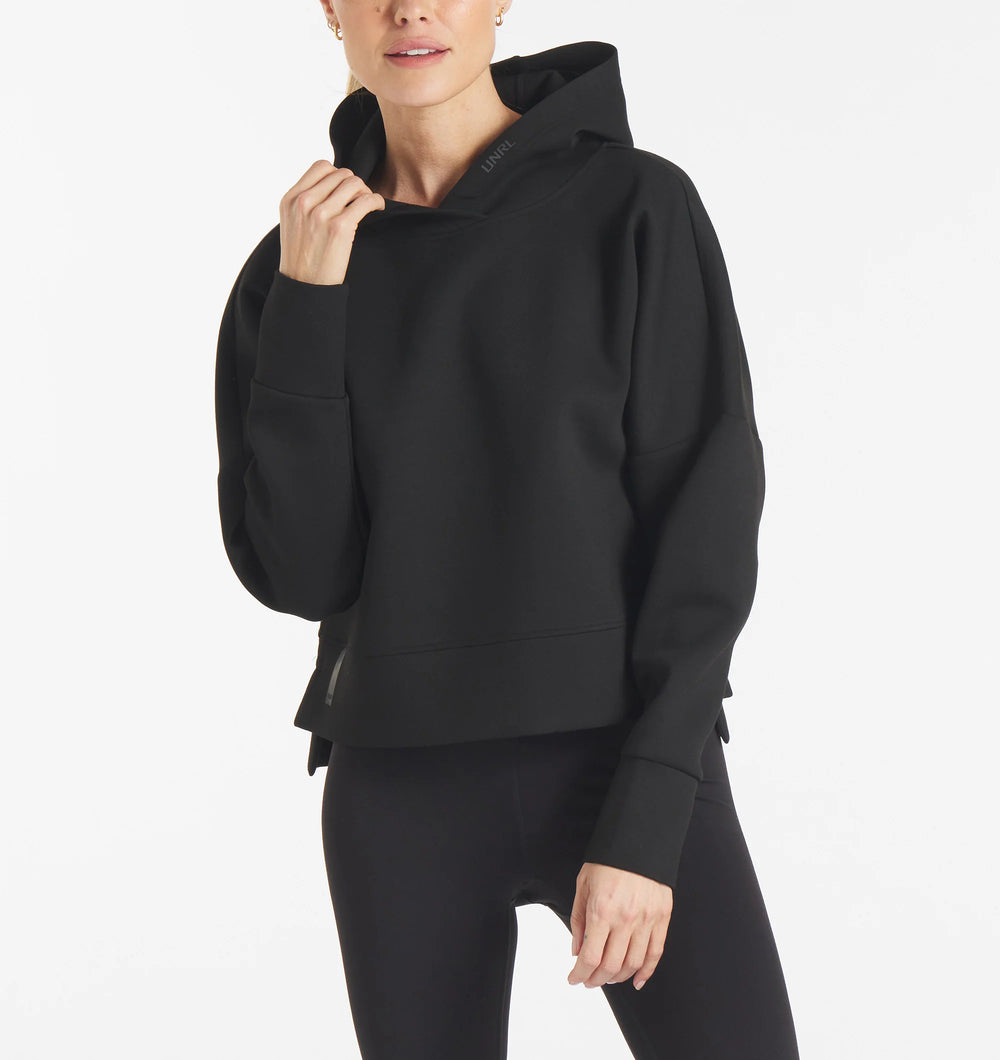 UNRL LuxBreak Oversized Hoodie | Black