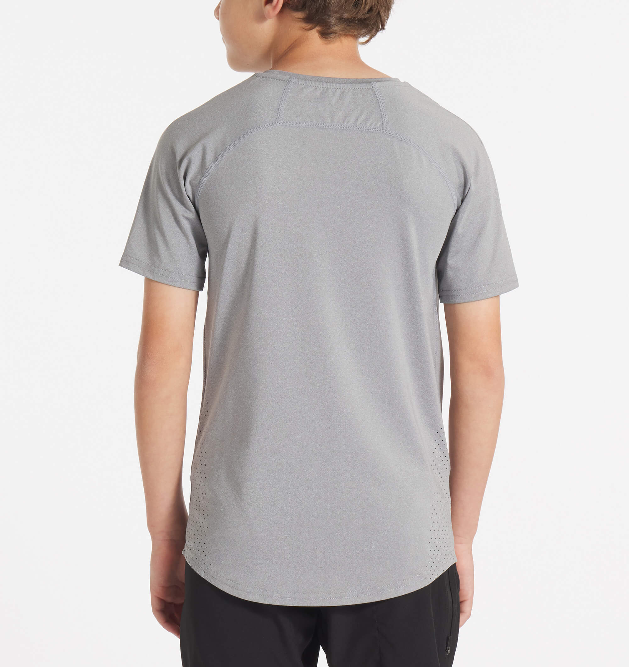 Youth UNRL Stride Short Sleeve | Heather Gray