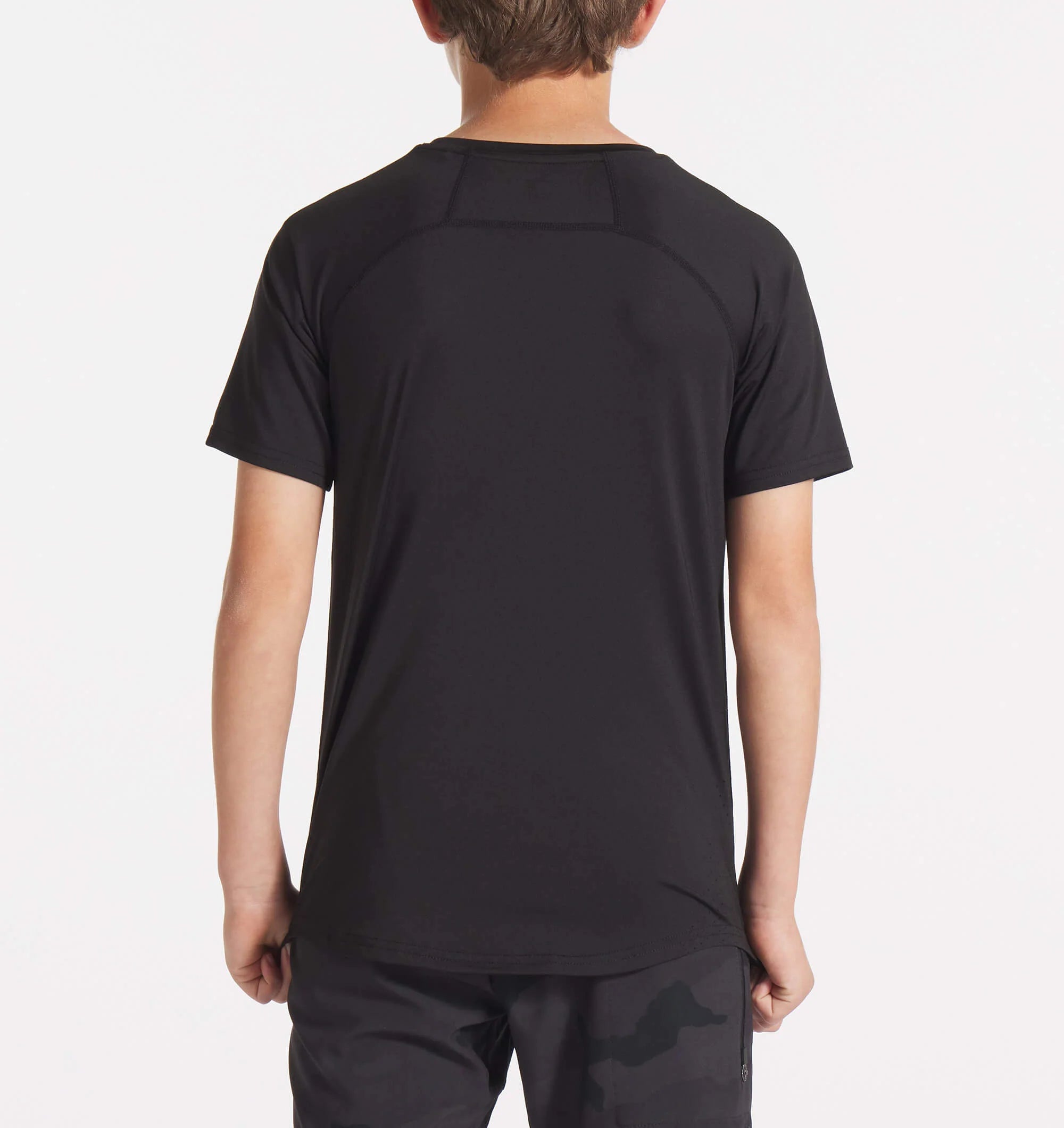 Youth UNRL Stride Short Sleeve | Black