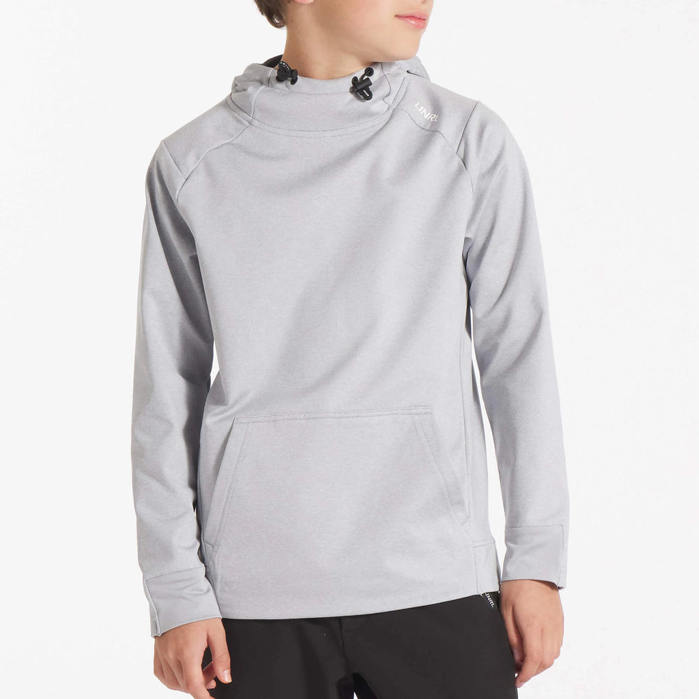 Youth UNRL Crossover Hoodie II | Heather Grey