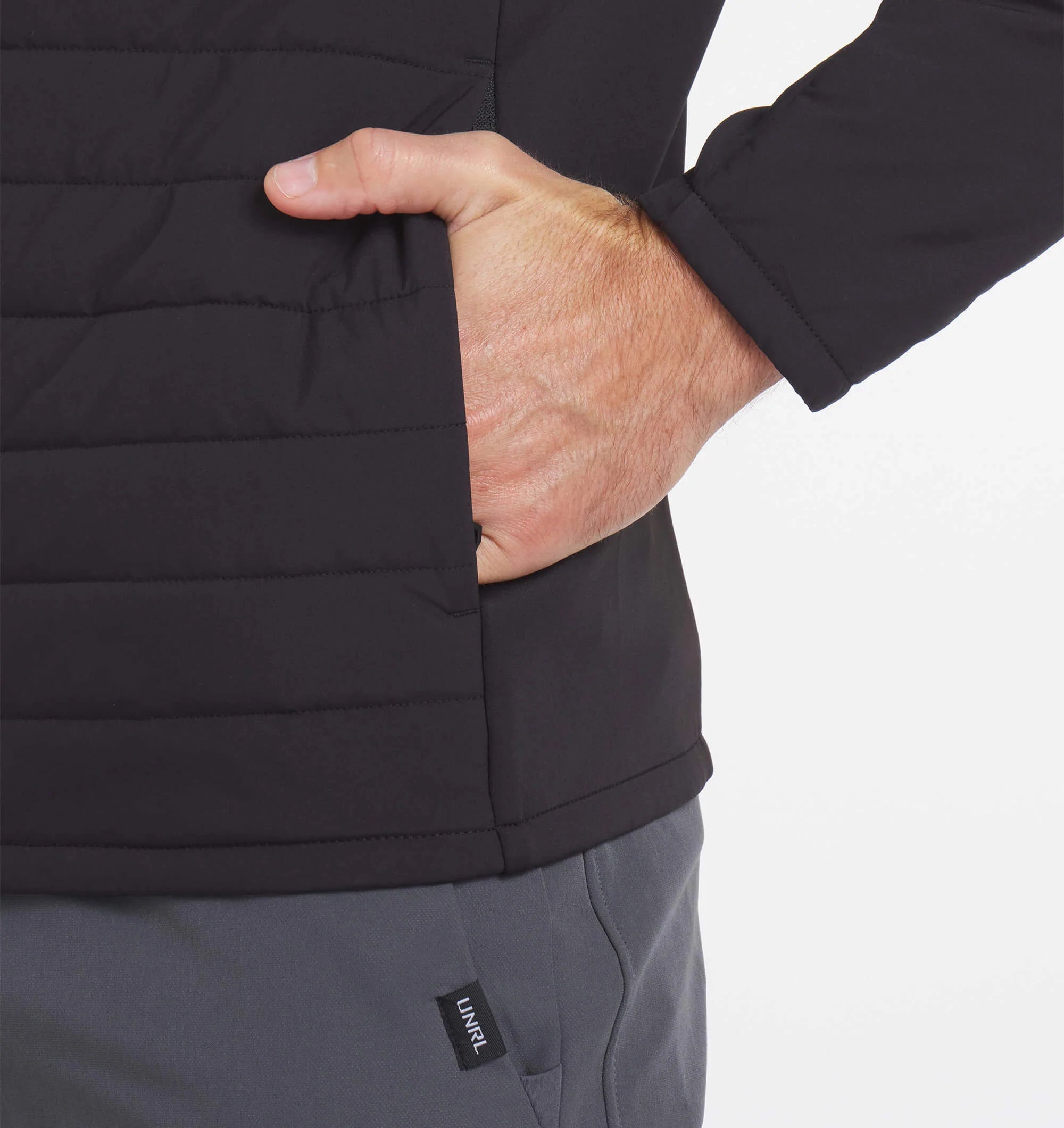 Men's UNRL Montreal Quilted Jacket | Black