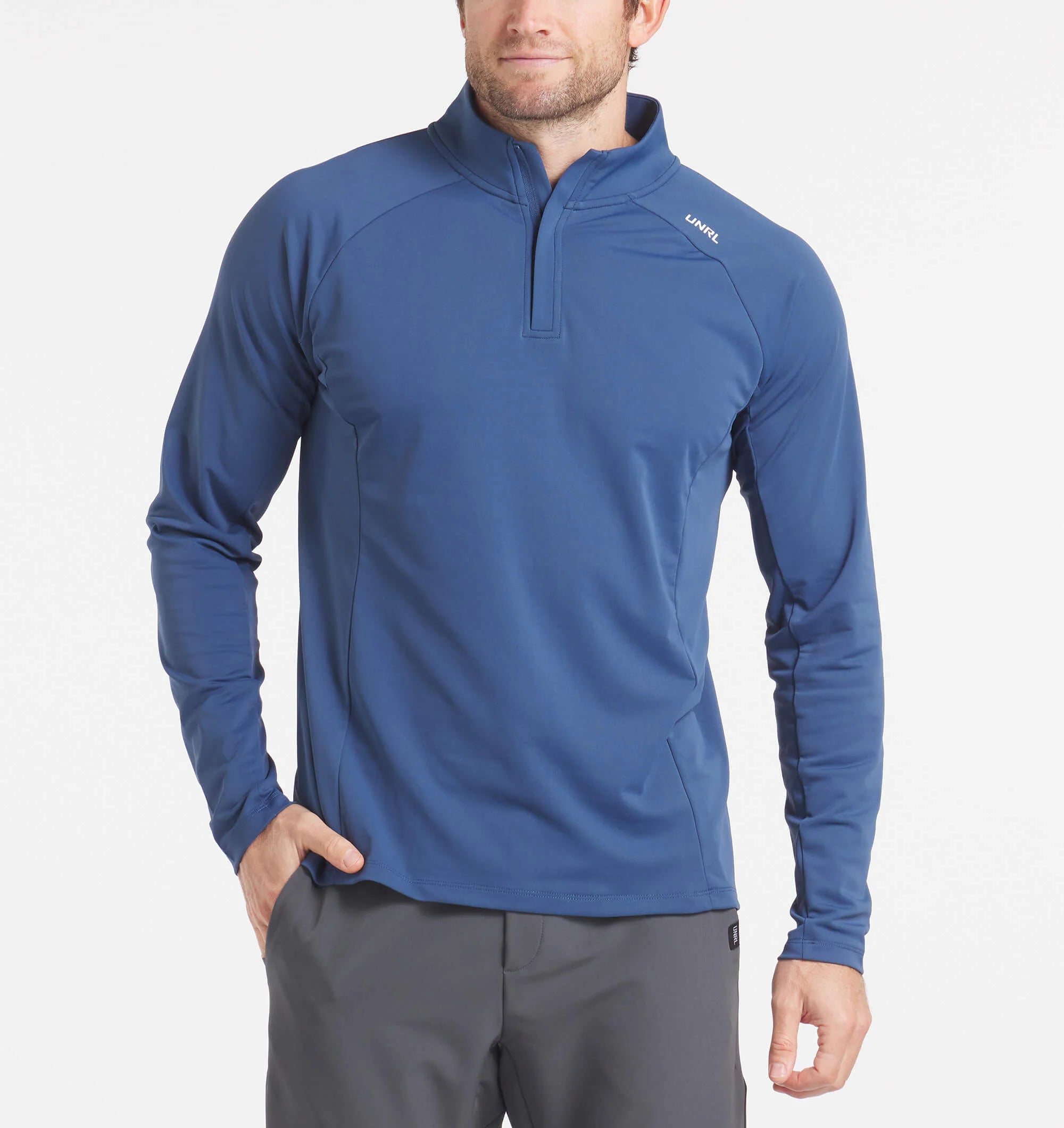 Men's UNRL Highlands Quarter Zip | Cavern Blue