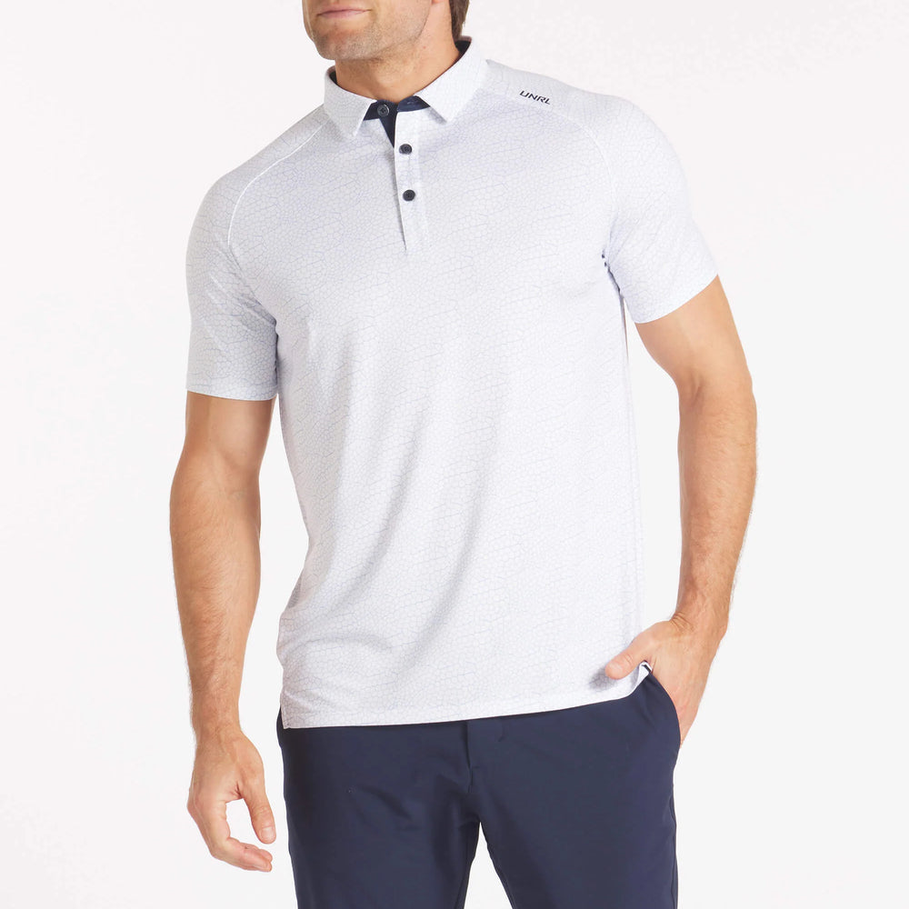 Men's UNRL Cayman Polo | White/Navy