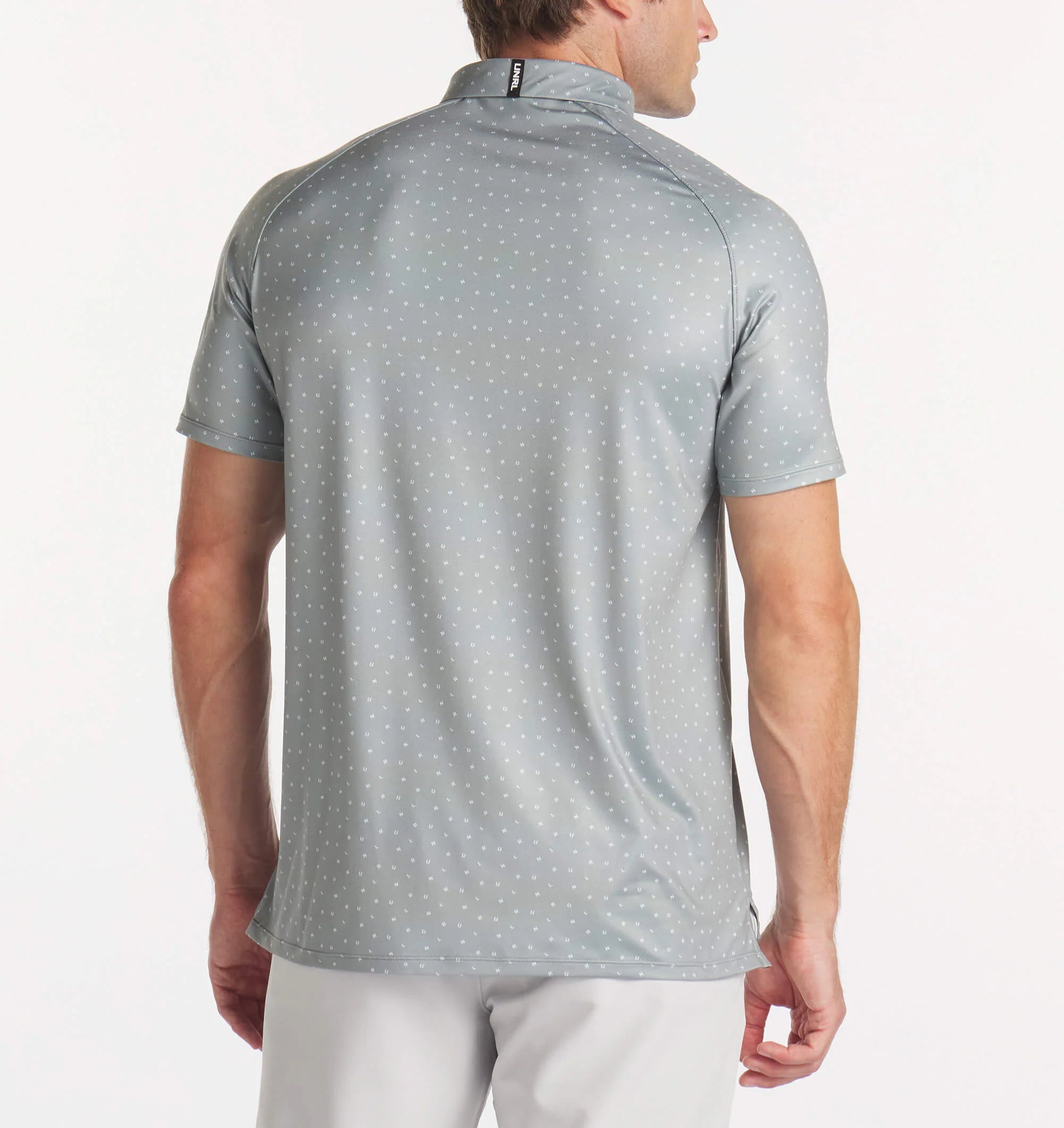 Men's UNRL Scramble Polo | Eucalyptus White