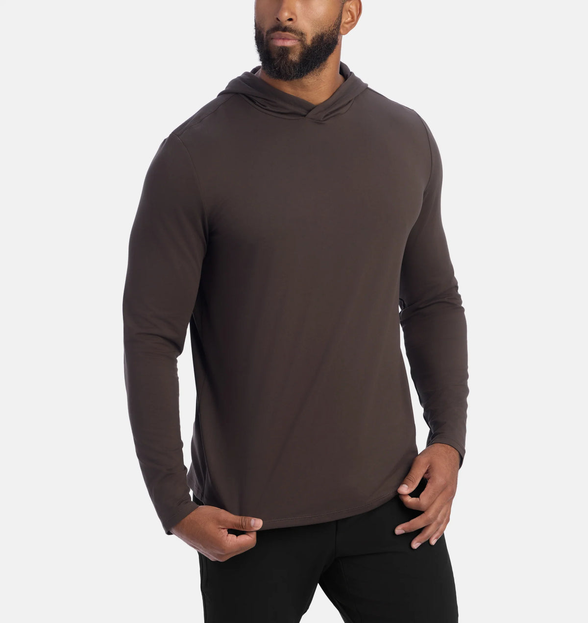 Men's UNRL Ultra Hooded Long Sleeve | Espresso