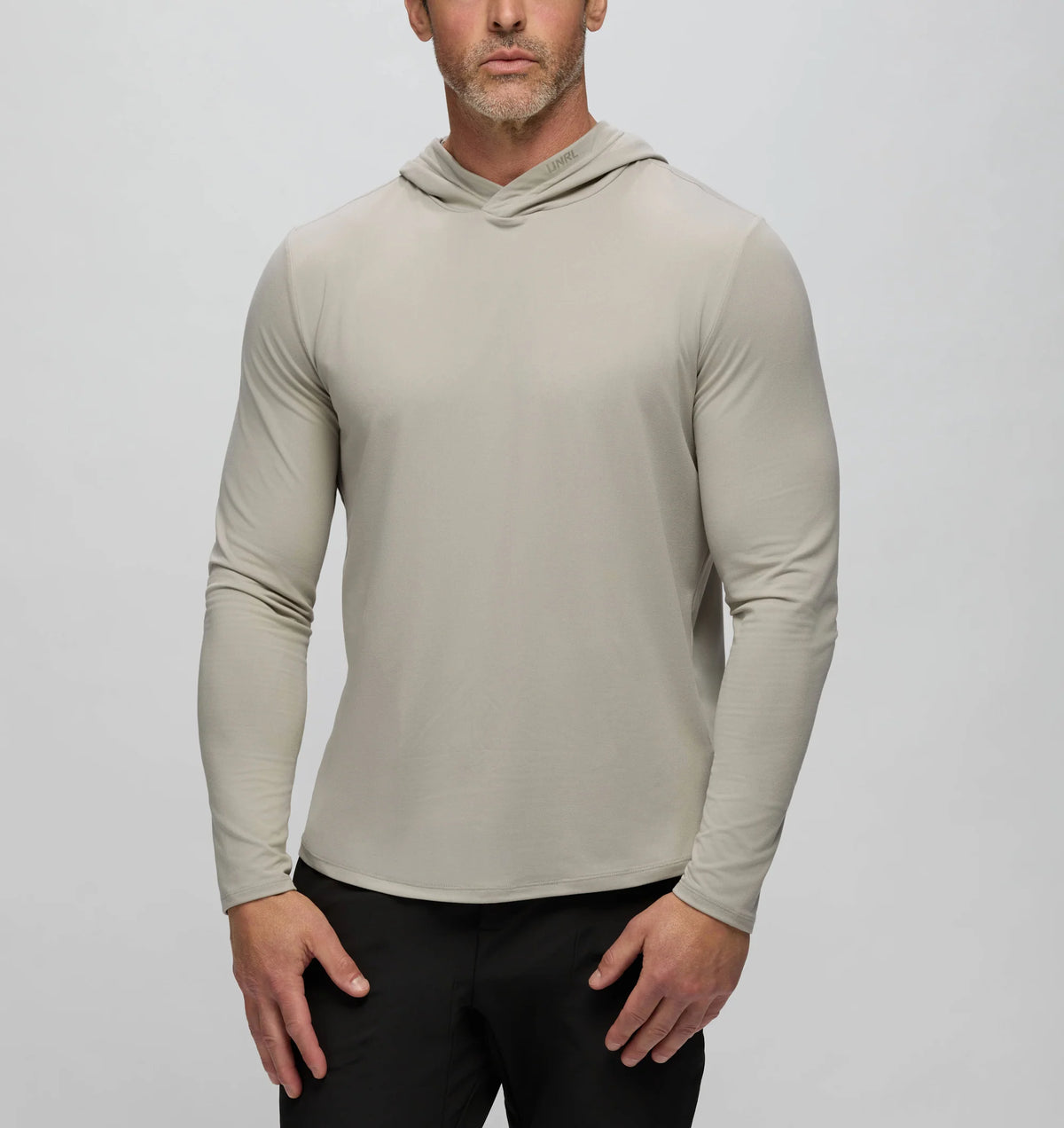 Men's UNRL Ultra Hooded Long Sleeve | Pebble