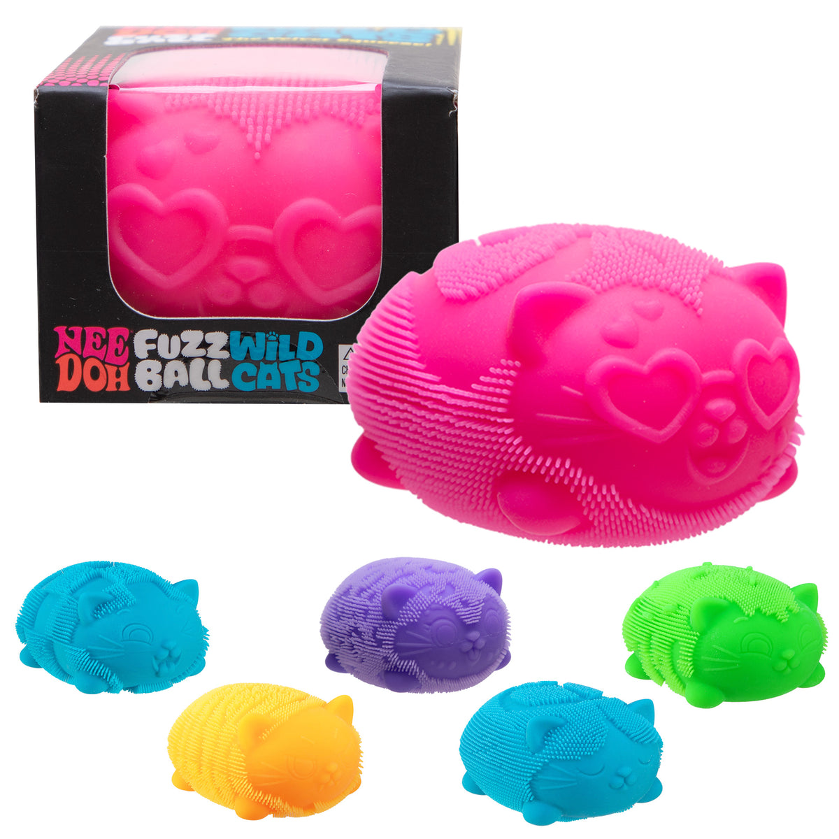 Nee Doh Wild Cats Fuzz Ball
