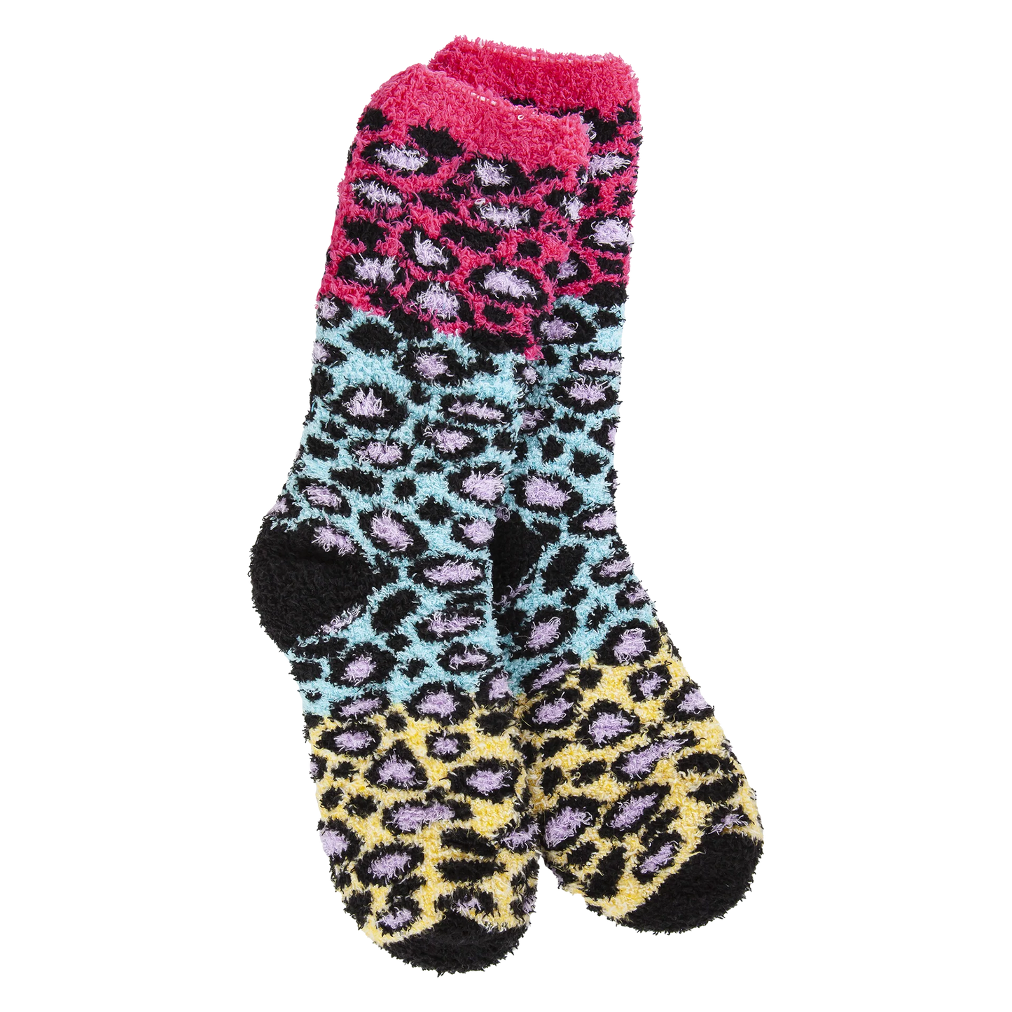 75093 Multi Leopard Socks