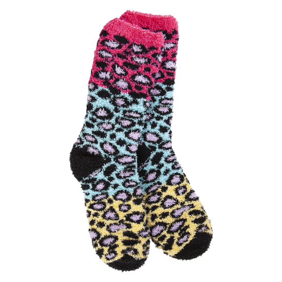 75093 Multi Leopard Socks
