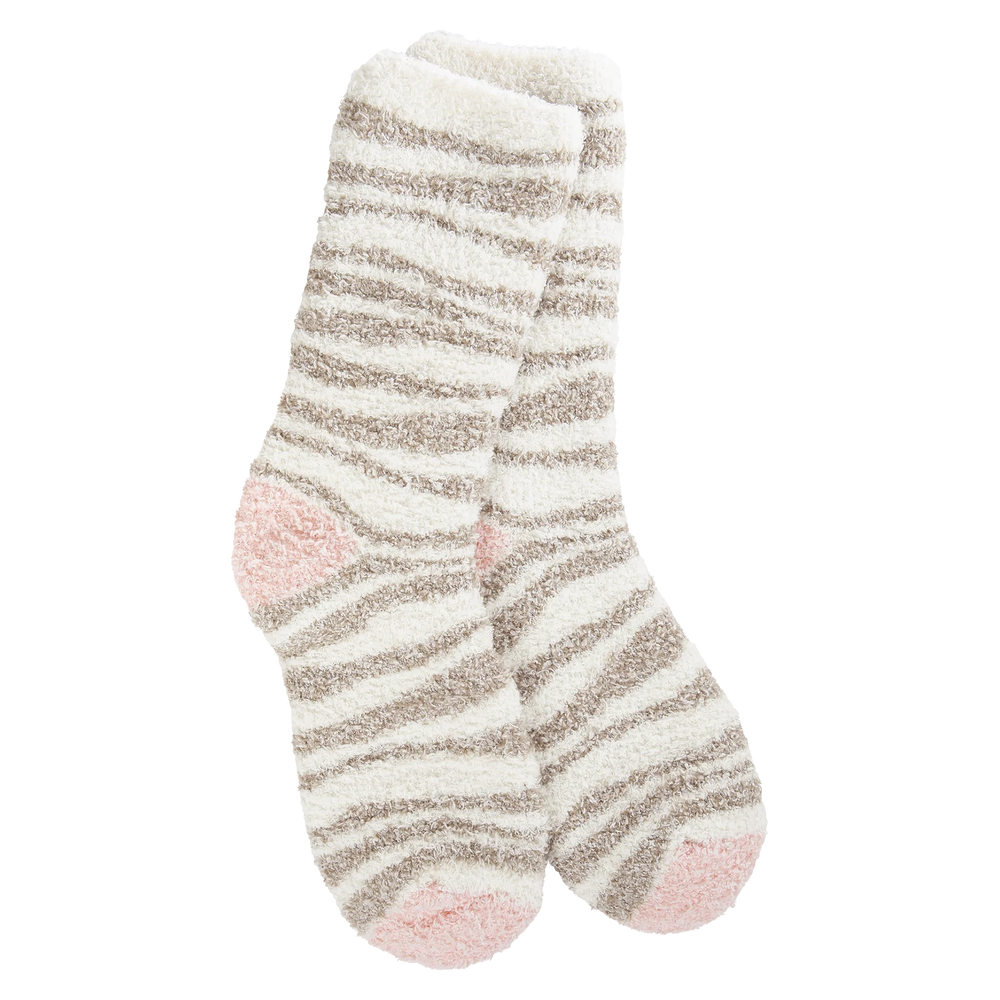 75097 Neutral Zebra Socks