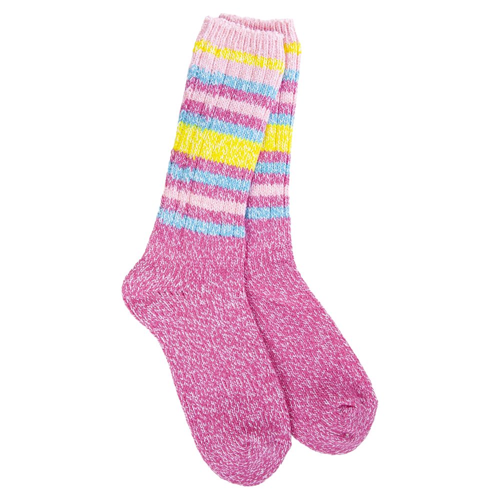 75148 Ibis Rose Stripe Socks