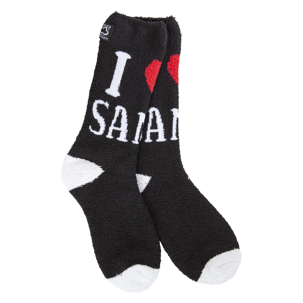 75061 I Heart Santa Socks