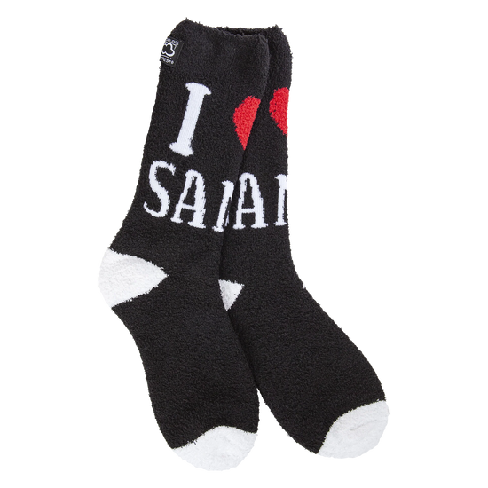 75061 I Heart Santa Socks