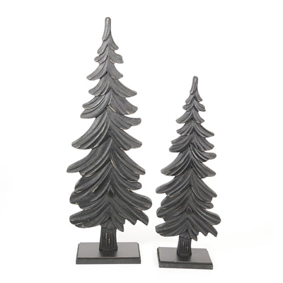 WXF63611-2S Set of 2 Black Trees