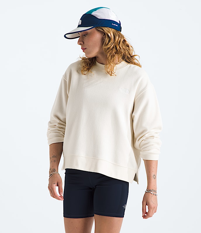 Evolution Fleece Crew | White Dune