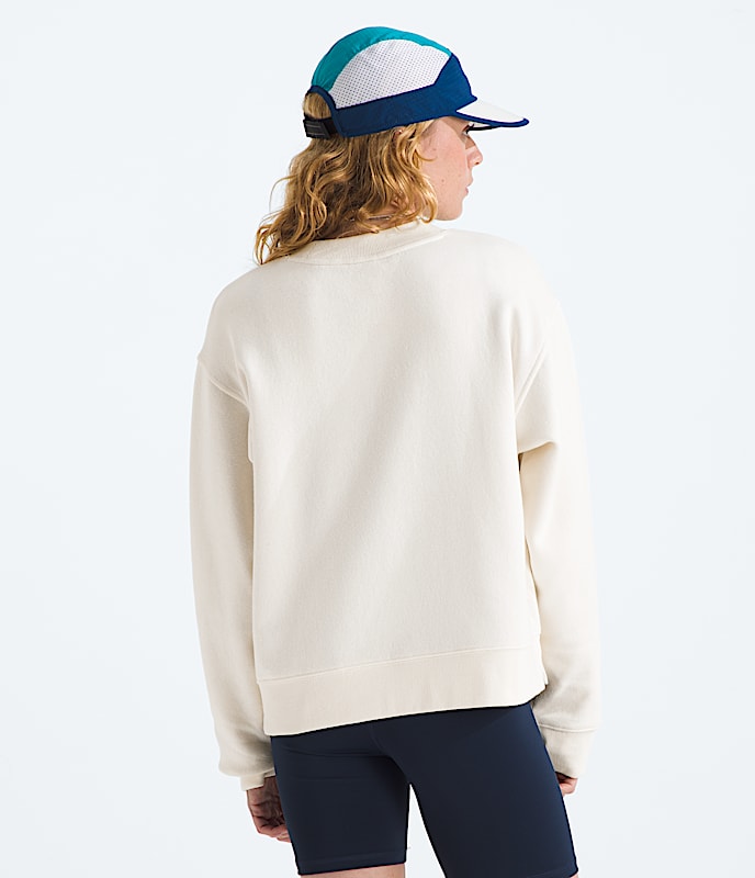 Evolution Fleece Crew | White Dune