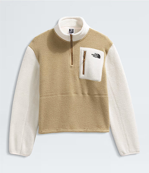 Yumiori 1/4 Zip | Khaki Stone/White Dune/Utility Brown – The Vault