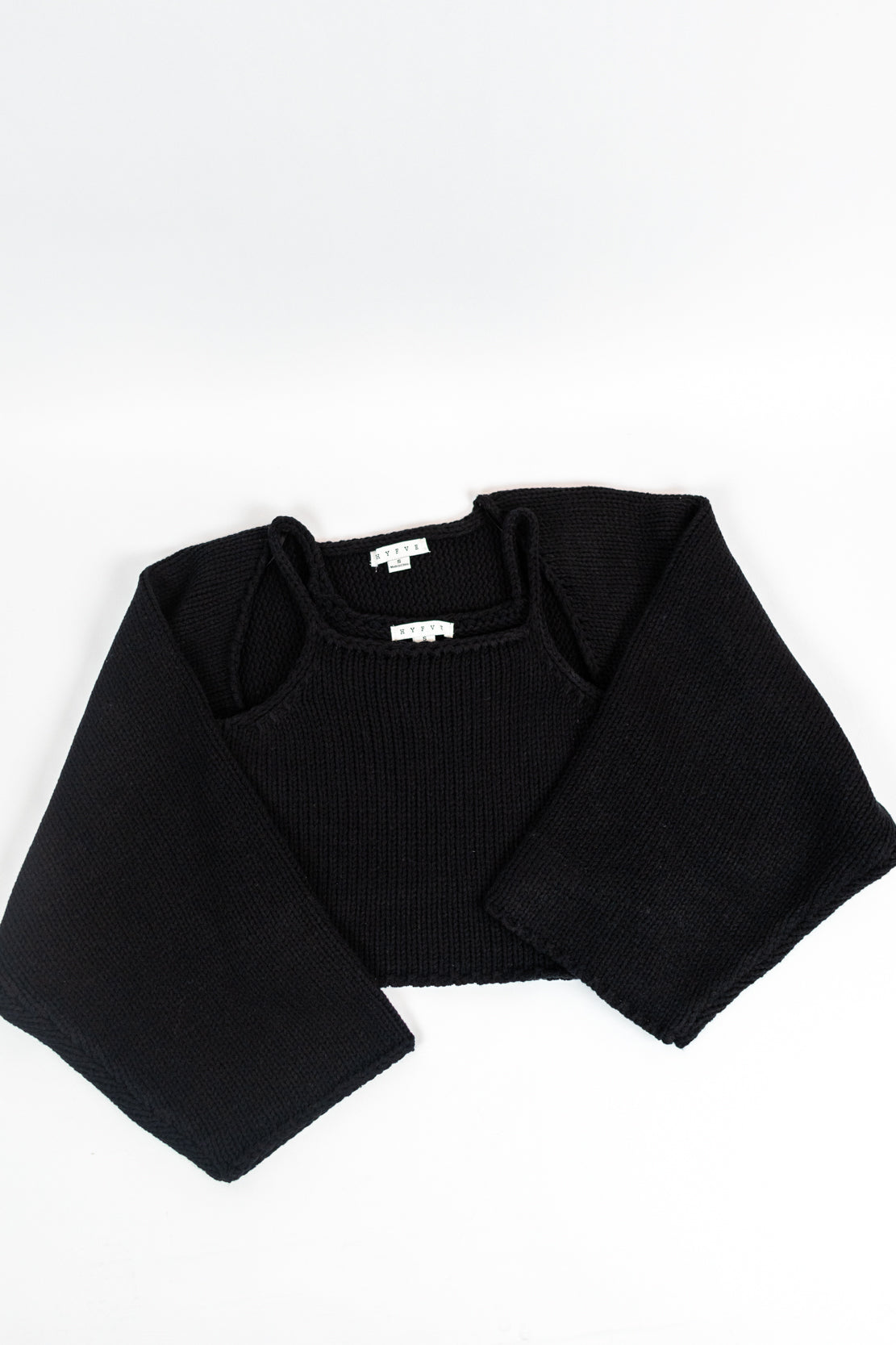 Zara Sweater & Tank Set | Black