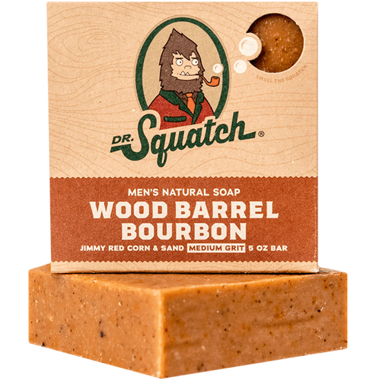Dr. Squatch Bar Soap | Wood Barrel Bourbon
